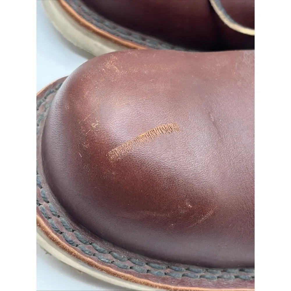 JK Boots Forefront High Grade American Leather Brown Men’s Work Boots Sz 12 E